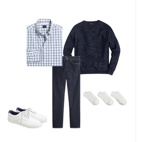 J. Crew Slim Gingham Flex Casual Button Down Shirt - Picture 4 of 4